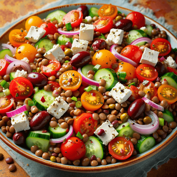 Mediterranean Lentil Salad