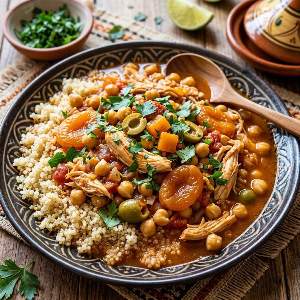Moroccan-Style Chicken & Chickpeas