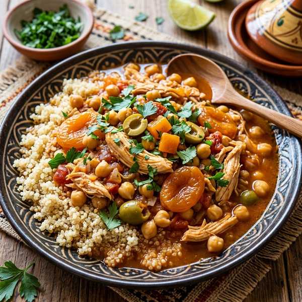 Moroccan-Style Chicken & Chickpeas