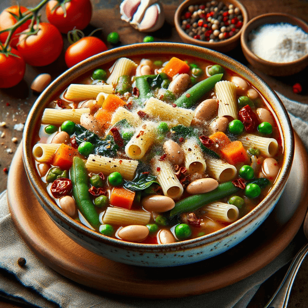 Pasta And Kidney Bean Soup