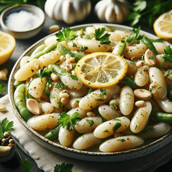 Lemon-Garlic Lima Beans