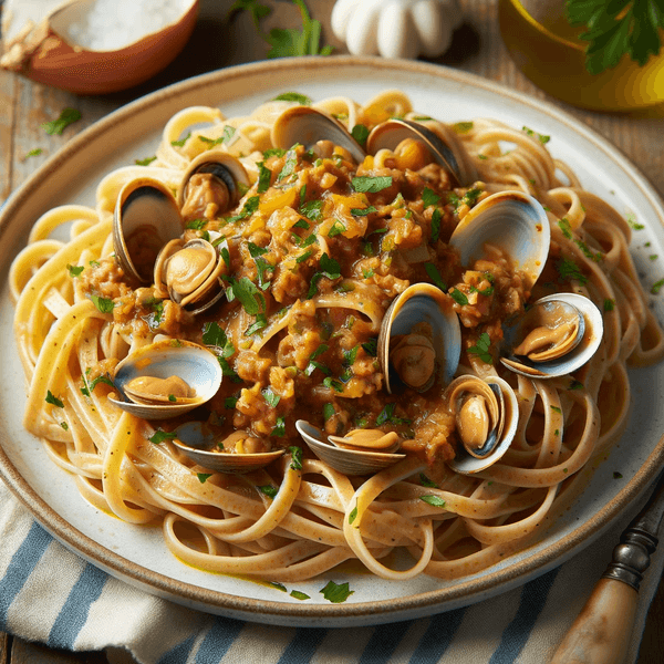 Clam Sauce with Linguine