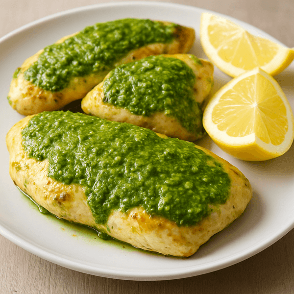 Baked Chicken with Pesto